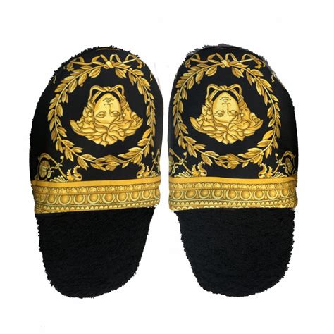 versace slipers cost|versace black label slippers.